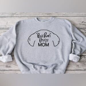 Bichon Frise Mom Crewneck